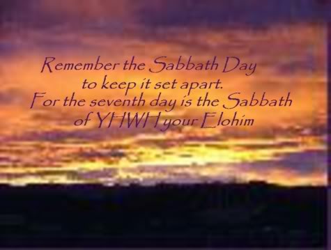The Sabbath Sunset
